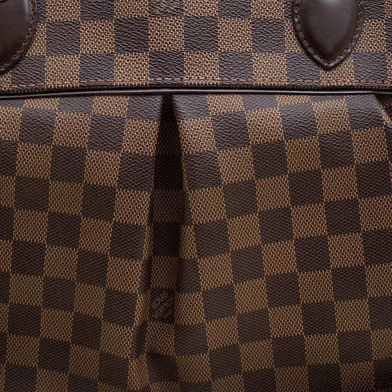 Women's Louis Vuitton Damier Ebene Canvas Trevi GM Bag