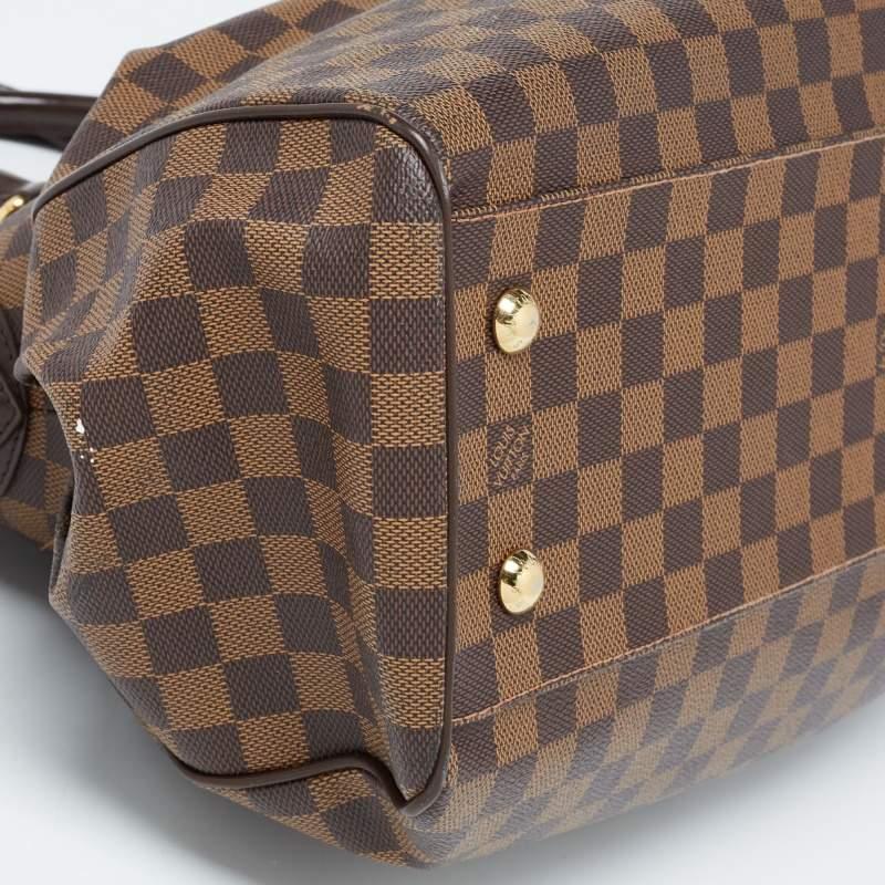 Louis Vuitton Damier Ebene Canvas Trevi GM Bag For Sale 3