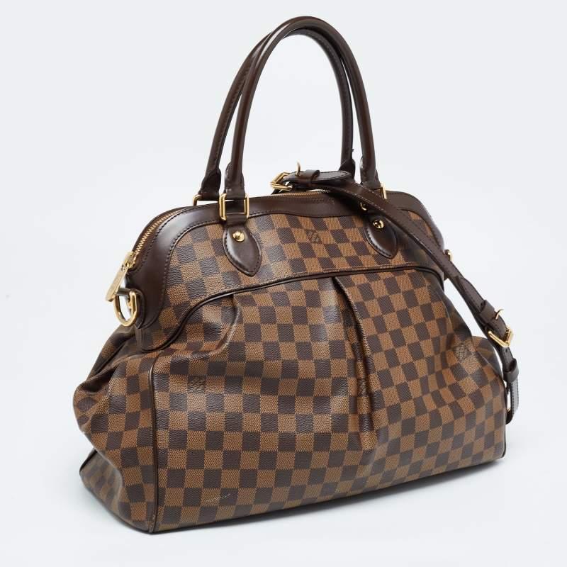 Louis Vuitton Damier Ebene Canvas Trevi GM Bag For Sale 5