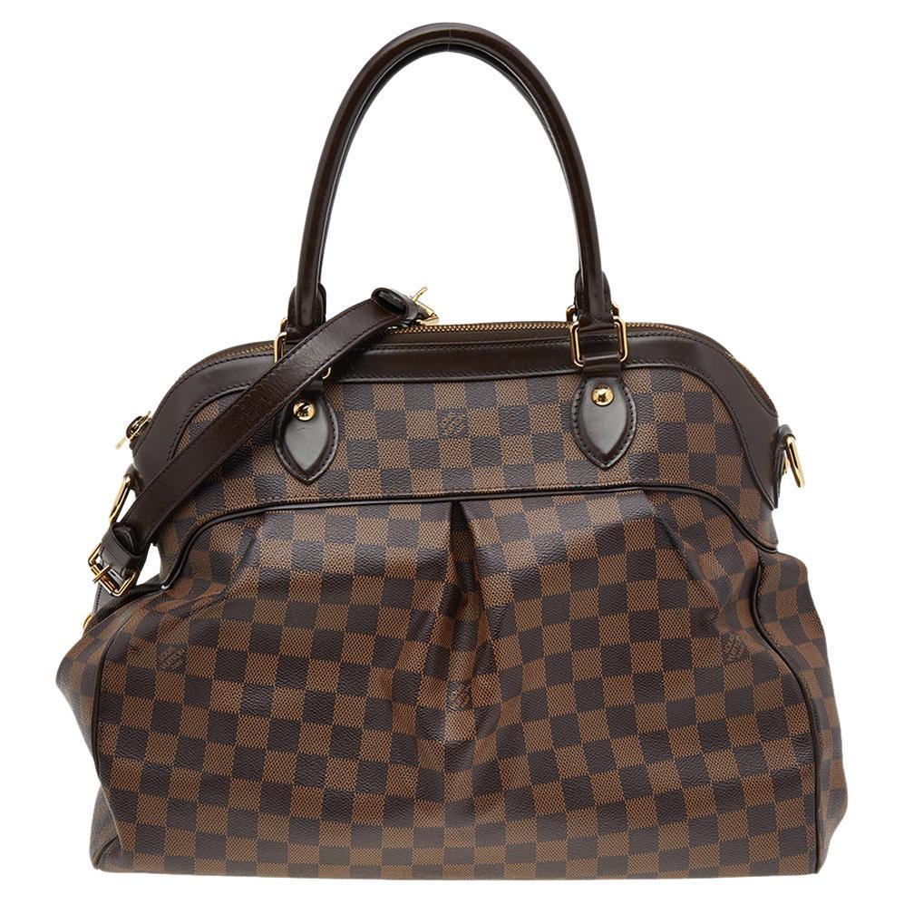 Louis Vuitton Damier Ebene Trevi GM Tasche aus Segeltuch