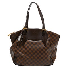 Louis Vuitton Trevi Handbag Damier PM Brown 2 Way Satchel Crossbody –  Gaby's Bags