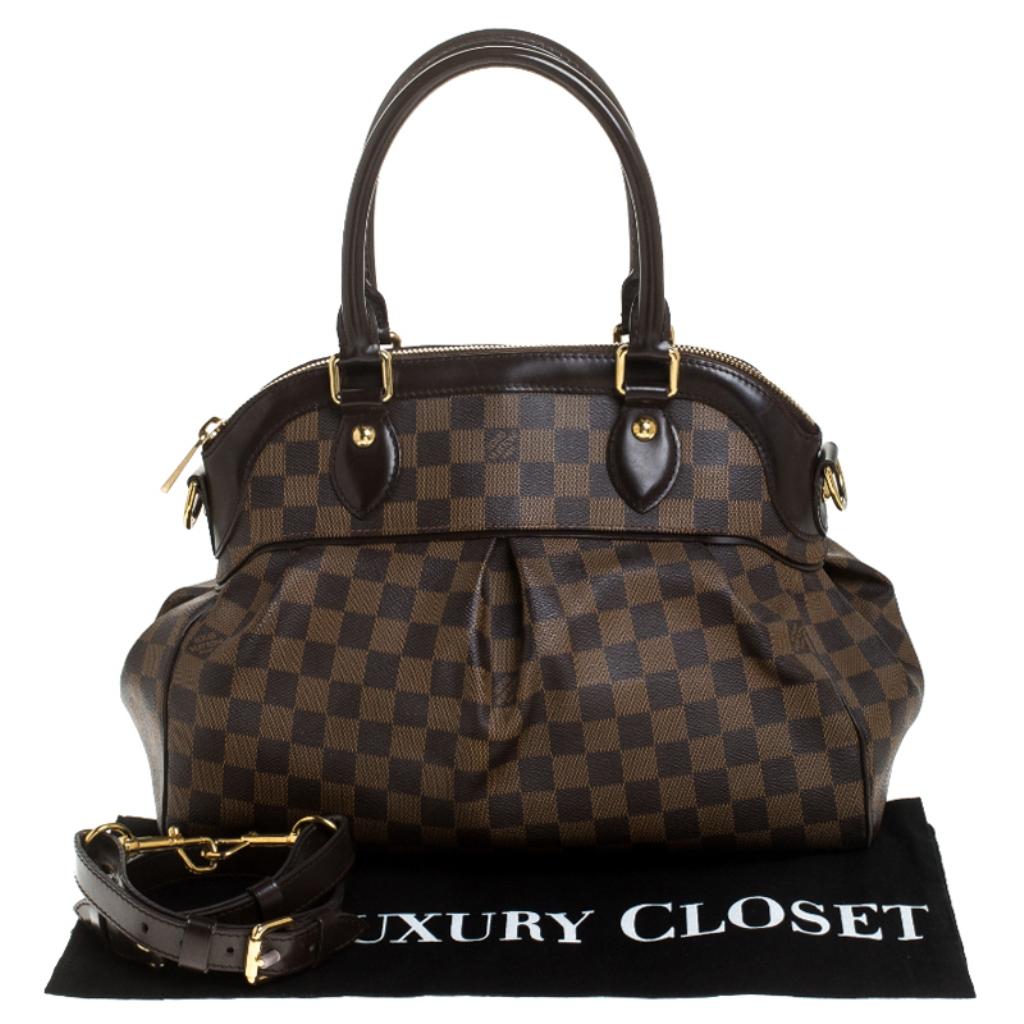 Louis Vuitton Damier Ebene Canvas Trevi PM Bag 7