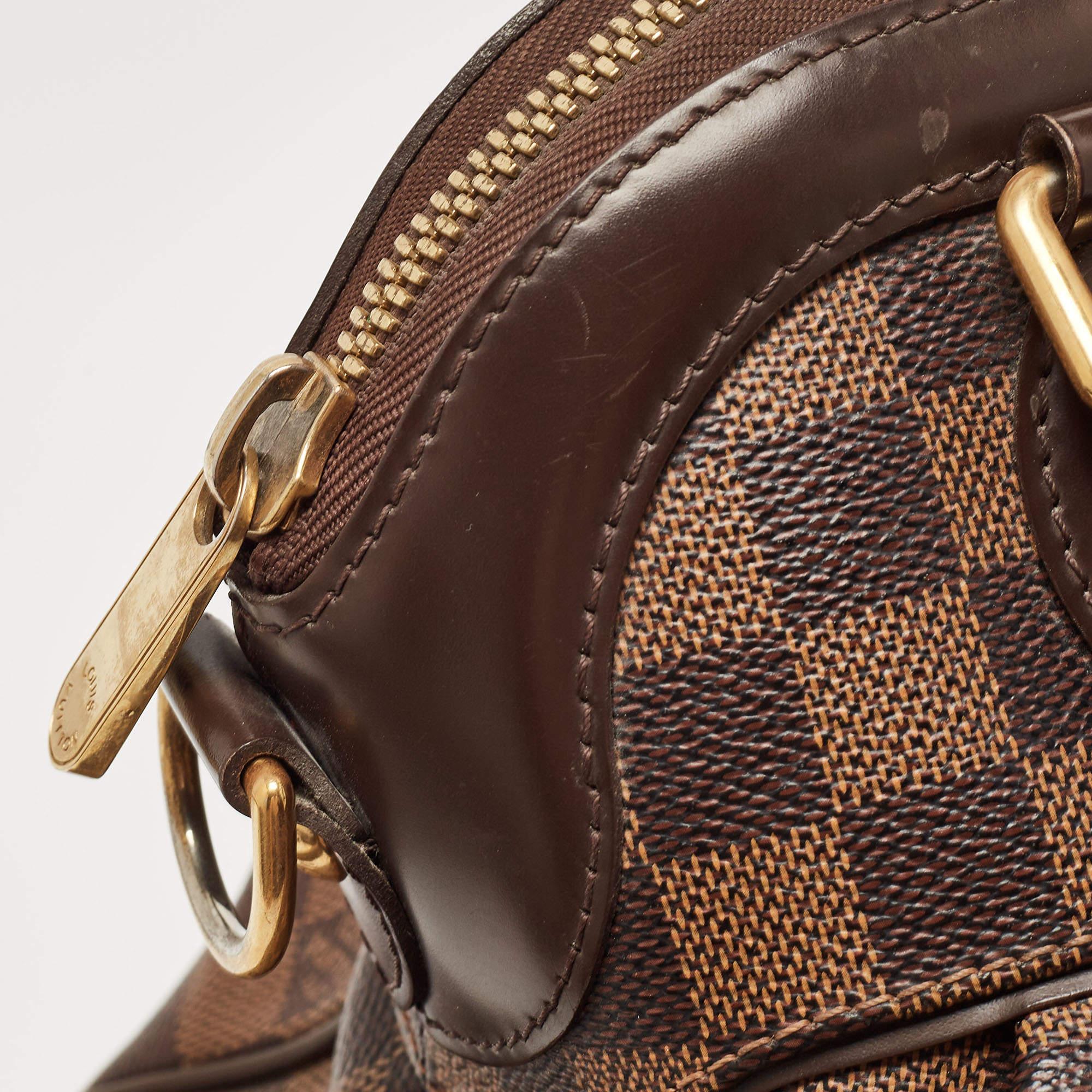 Brown Louis Vuitton Damier Ebene Canvas Trevi PM Bag