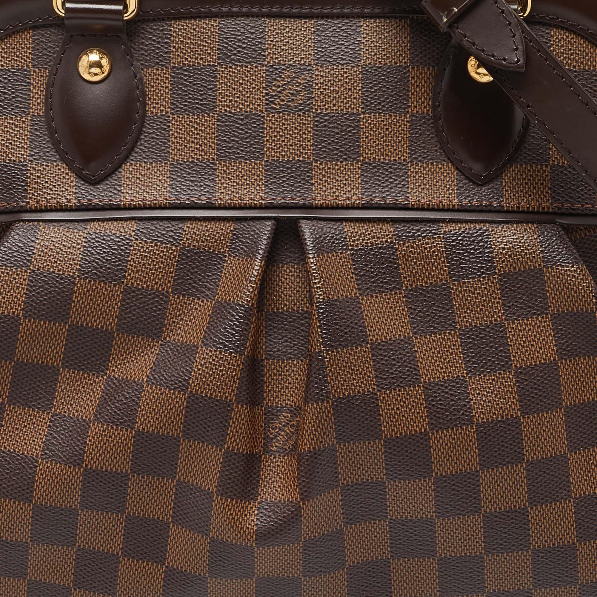 Women's Louis Vuitton Damier Ebene Canvas Trevi PM Bag