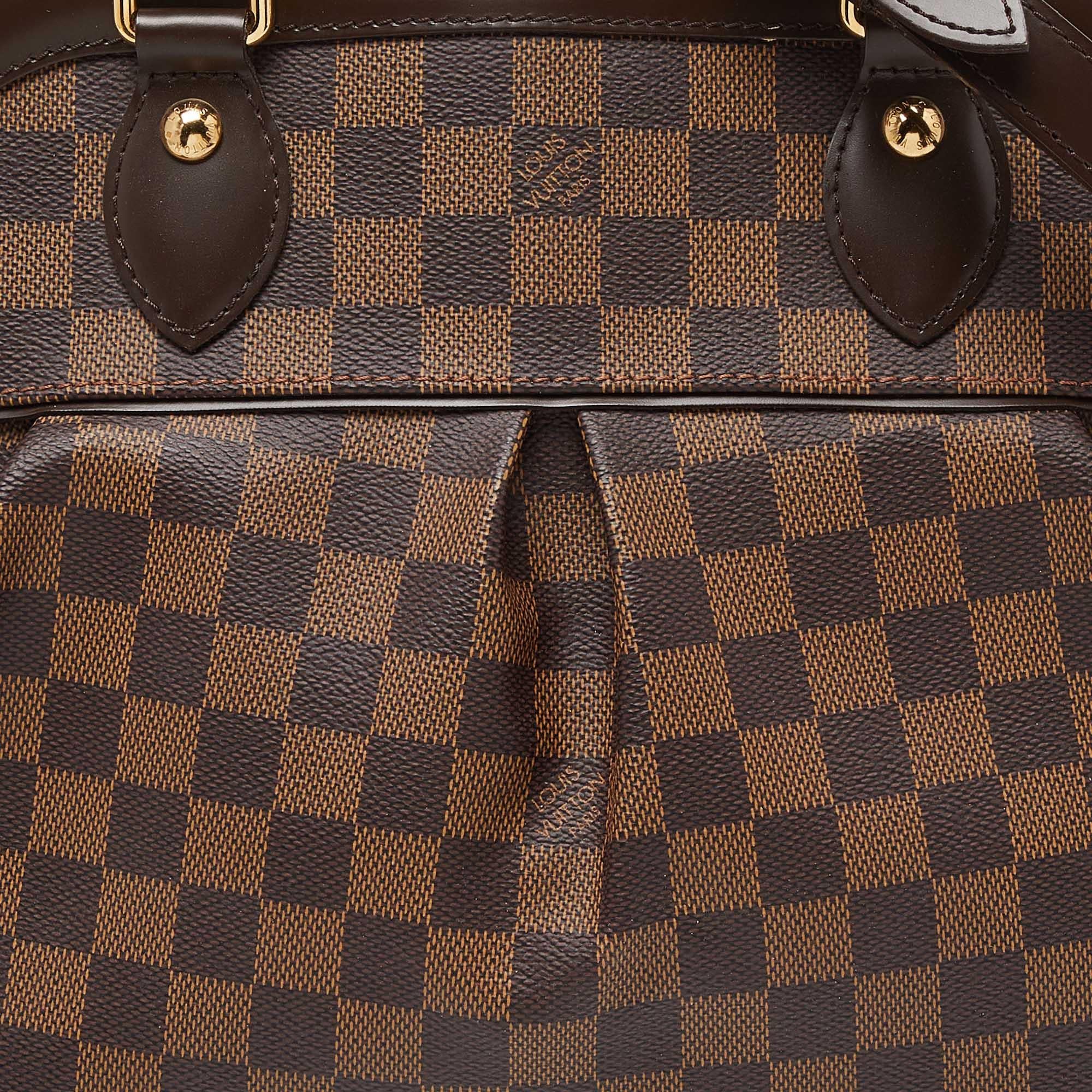Women's Louis Vuitton Damier Ebene Canvas Trevi PM Bag