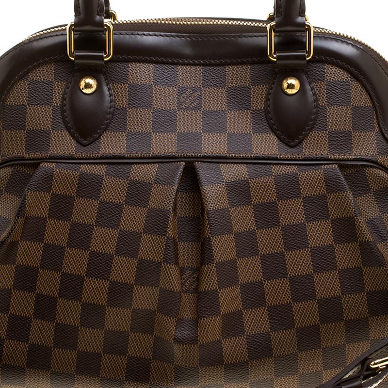 Women's Louis Vuitton Damier Ebene Canvas Trevi PM Bag