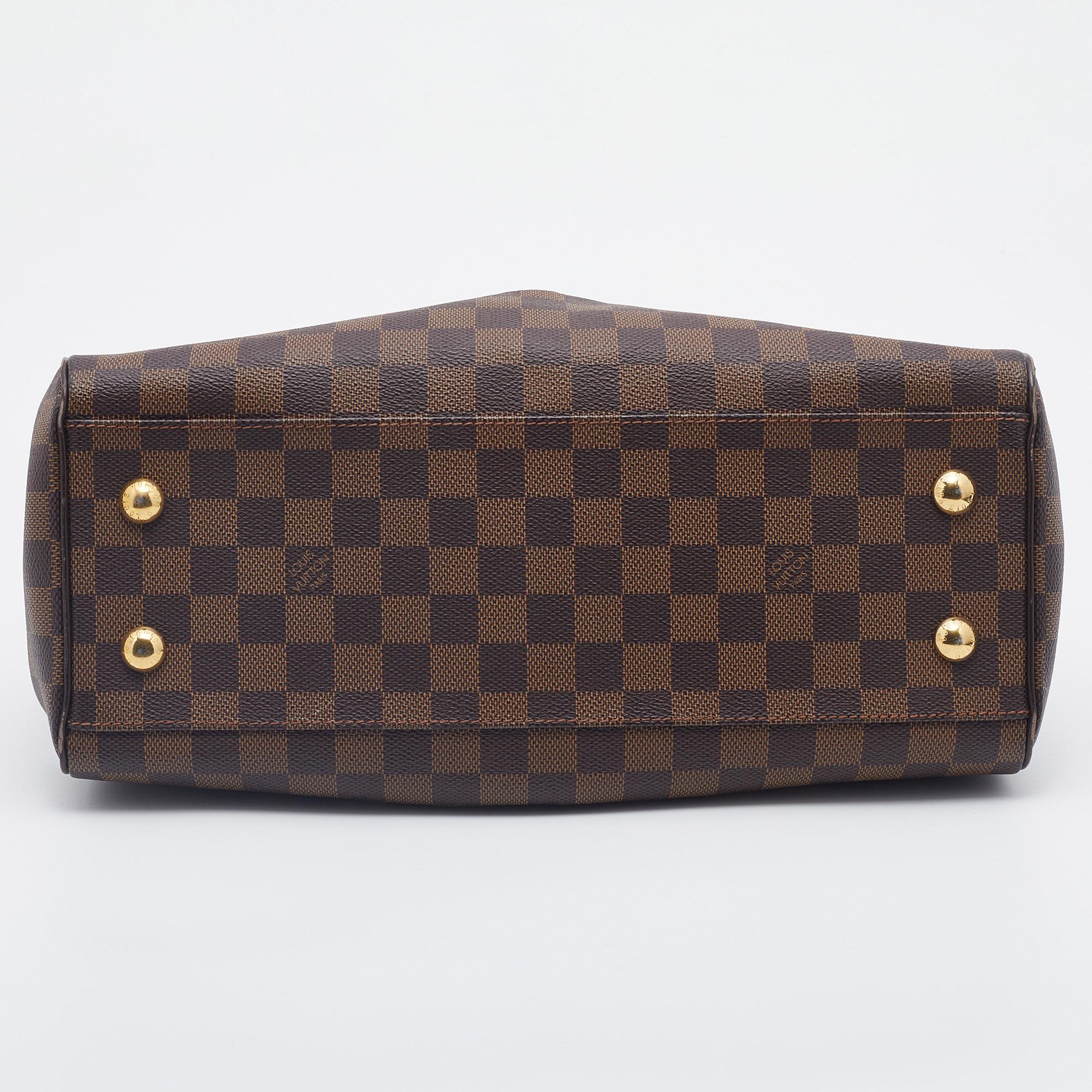 Louis Vuitton Damier Ebene Canvas Trevi PM Bag In Good Condition In Dubai, Al Qouz 2