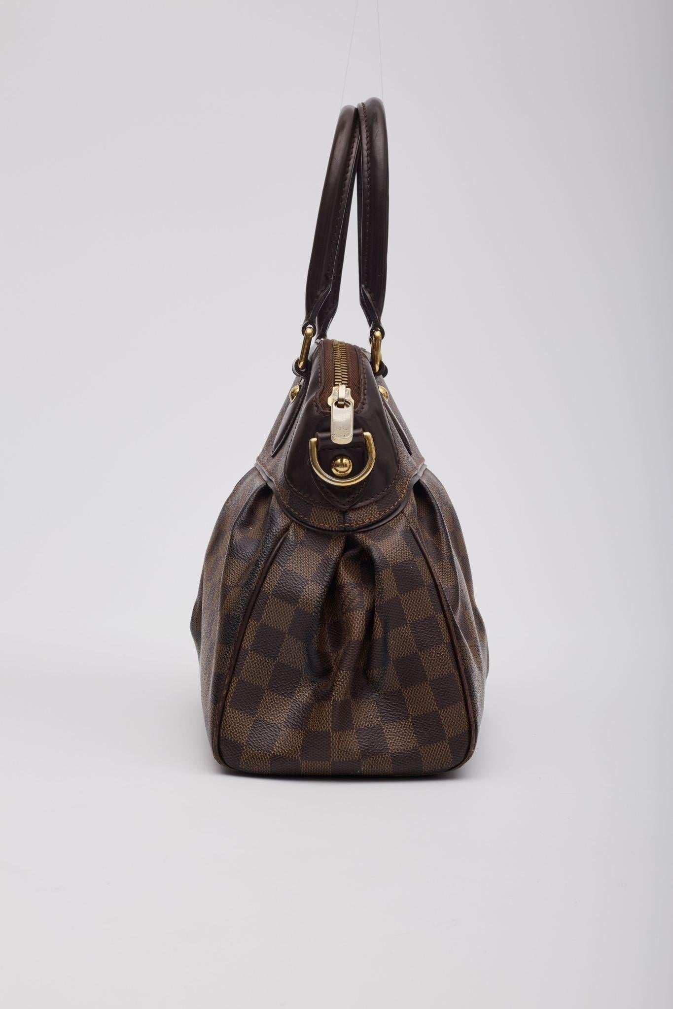 Louis Vuitton Damier Ebene Canvas Trevi PM Bag For Sale 1