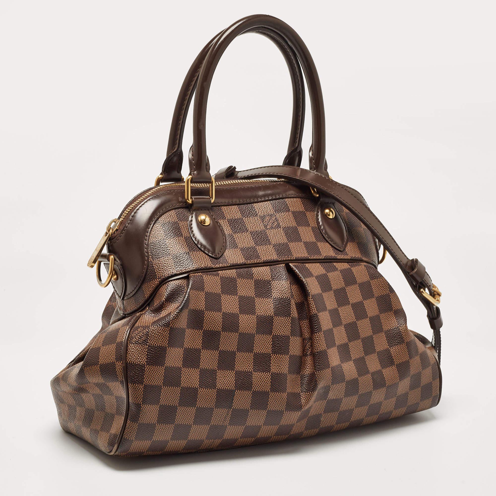 Louis Vuitton Damier Ebene Canvas Trevi PM Bag 1