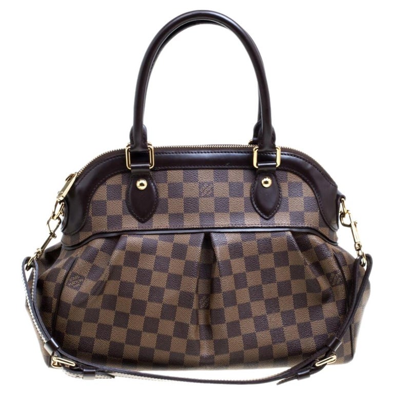 Louis Vuitton Damier Ebene Canvas Trevi PM Bag For Sale at 1stdibs