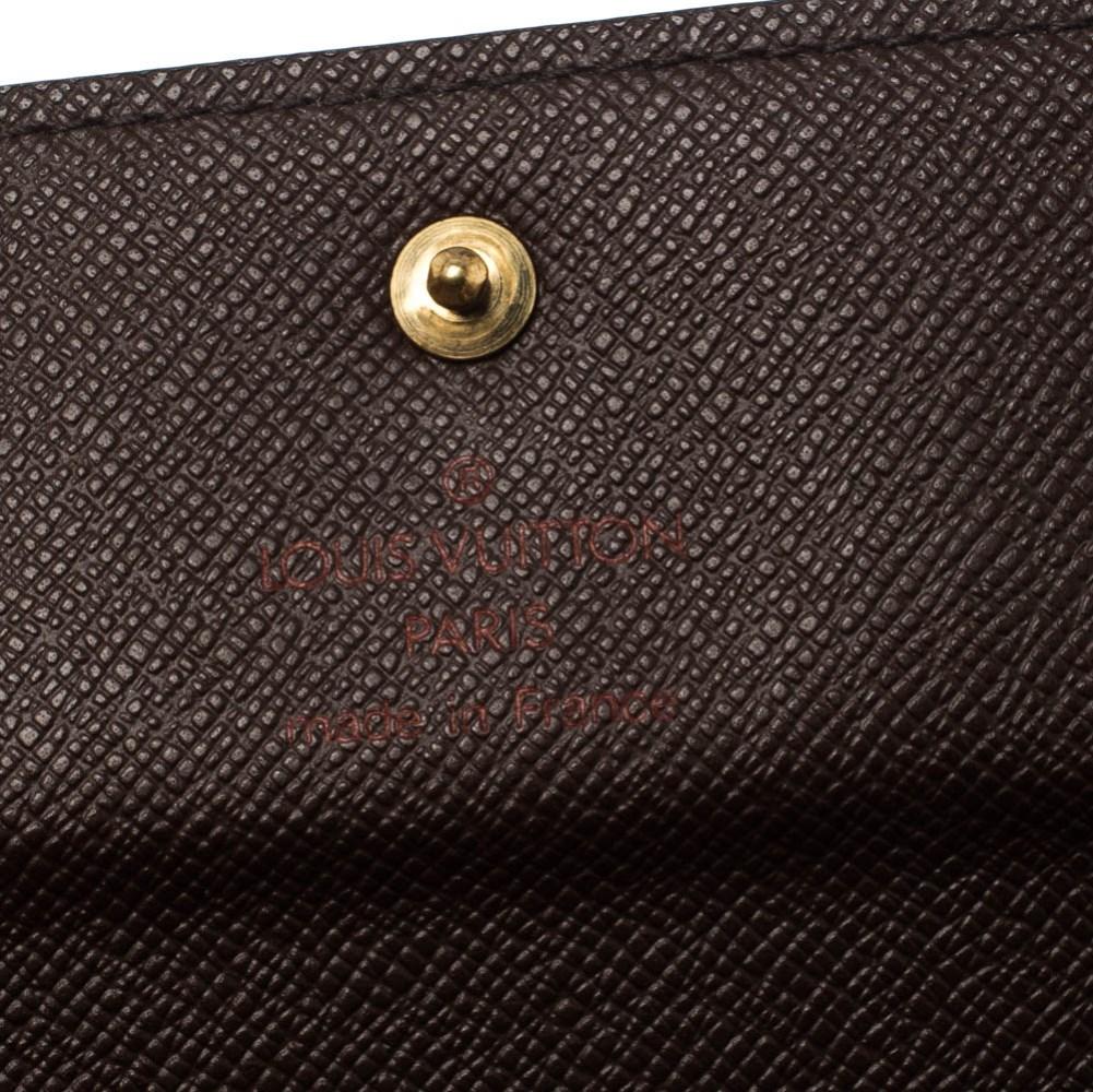 Louis Vuitton Damier Ebene Canvas Tri Fold Wallet For Sale at 1stDibs ...