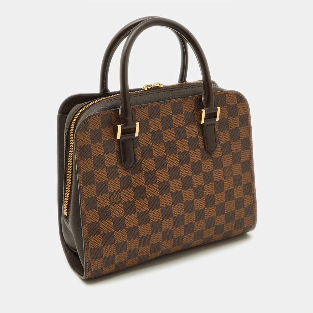 Louis Vuitton Damier Ebene Canvas Triana Bag For Sale 6
