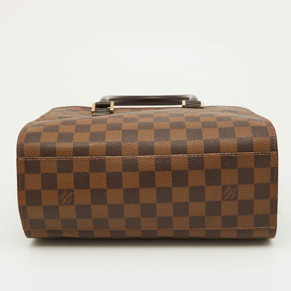 Louis Vuitton Damier Ebene Canvas Triana Bag In Good Condition For Sale In Dubai, Al Qouz 2