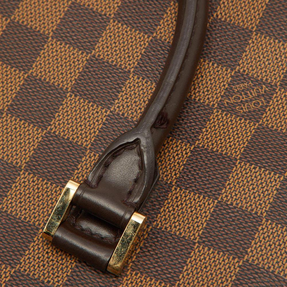 Louis Vuitton Damier Ebene Triana-Tasche aus Segeltuch im Angebot 1