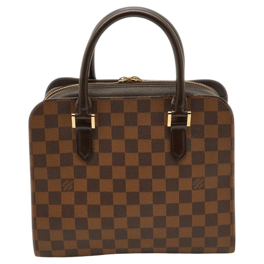 Louis Vuitton Damier Ebene Canvas Triana Bag For Sale