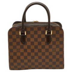 Louis Vuitton Damier Ebene Triana-Tasche aus Segeltuch