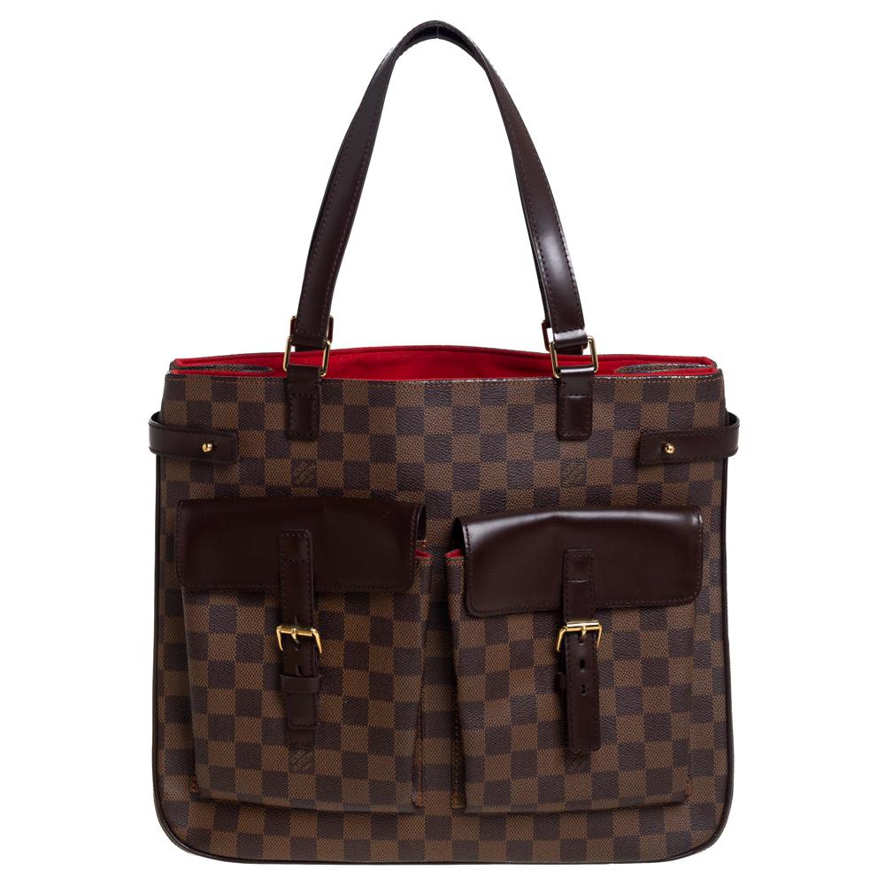 Louis Vuitton Damier Ebene Canvas Uzes Tote