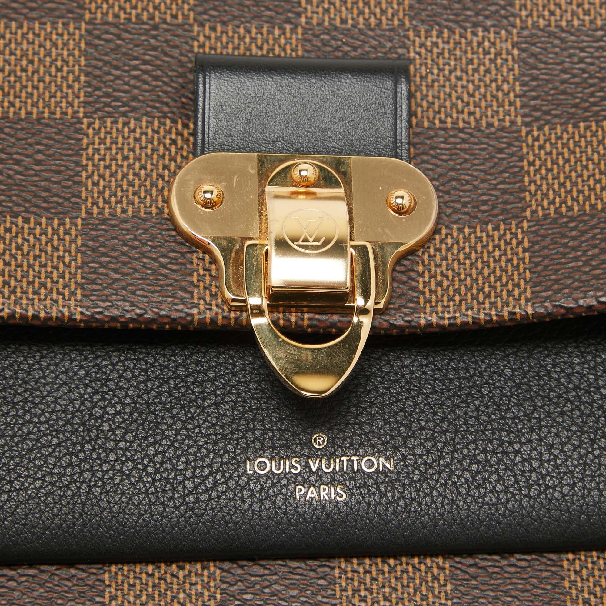 Louis Vuitton Damier Ebene Canvas Vavin Chain Wallet 3