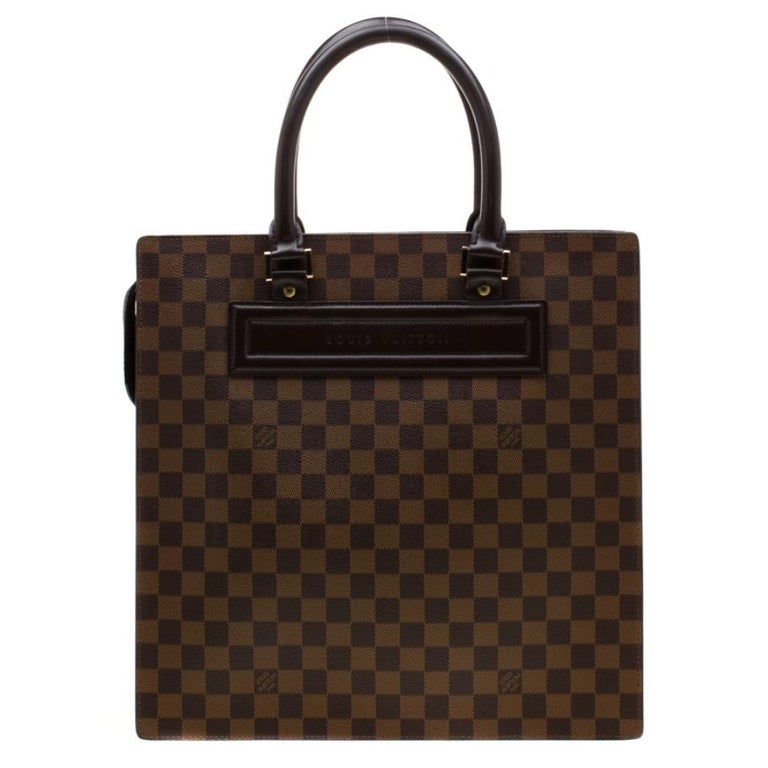 Louis Vuitton Sac Plat Damier Ebene Shopping Tote
