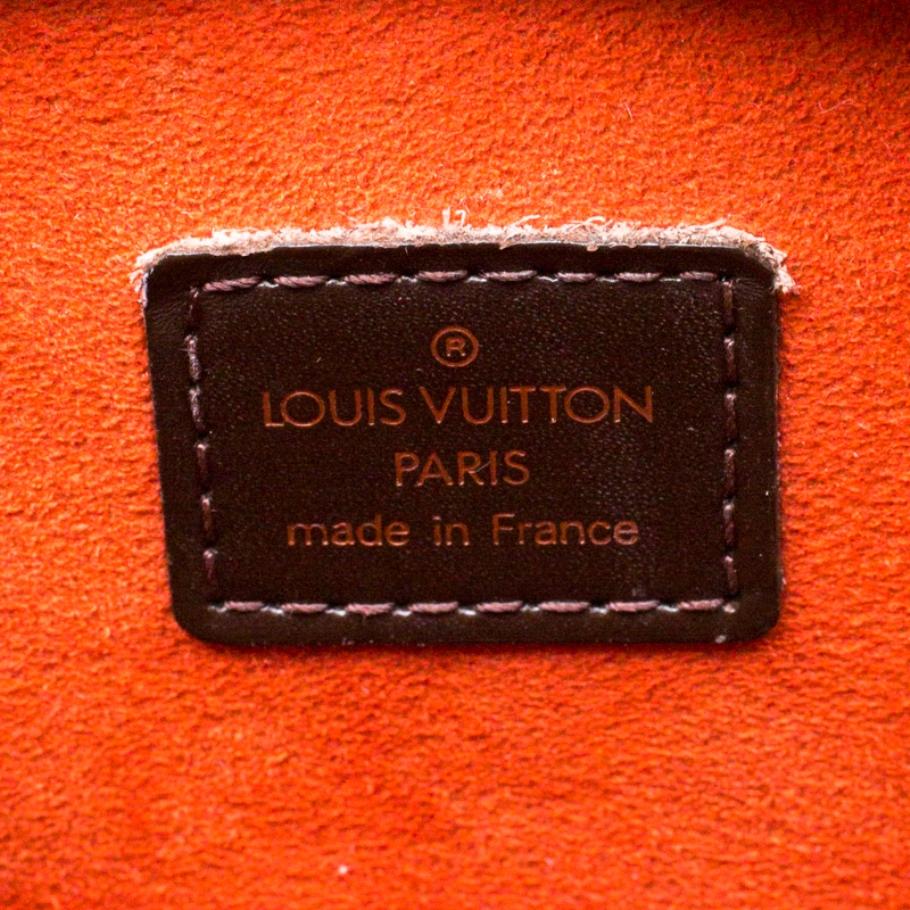 Louis Vuitton Damier Ebene Canvas Venice Sac Plat GM Bag 4