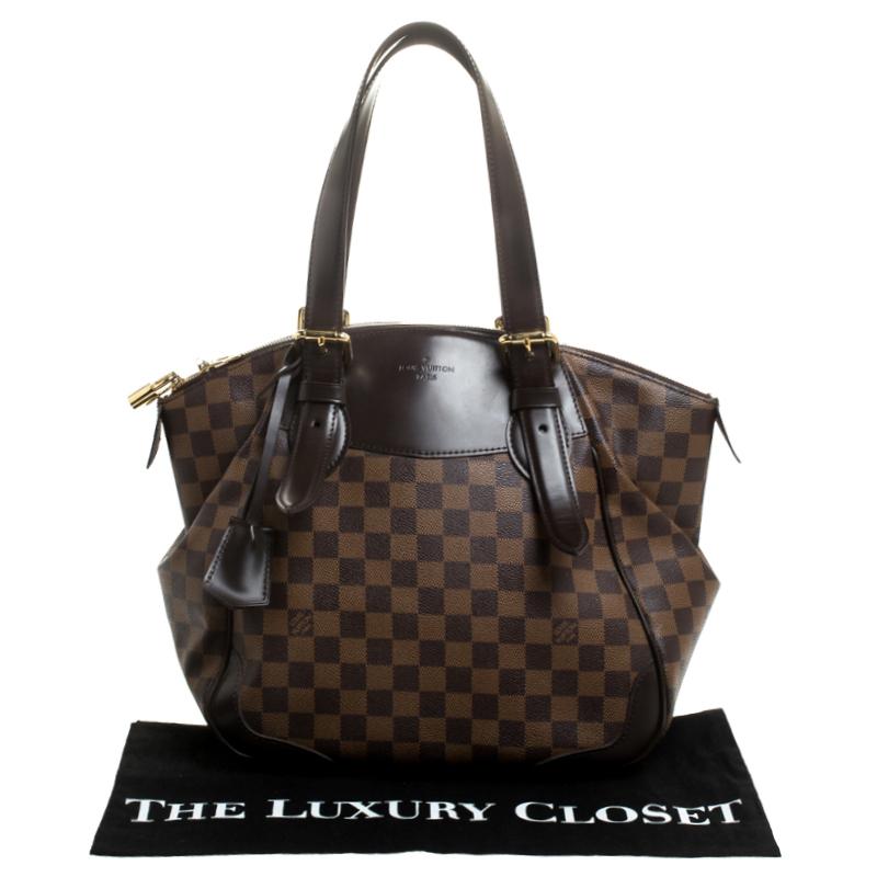 Louis Vuitton Damier Ebene Canvas Verona MM Bag 7