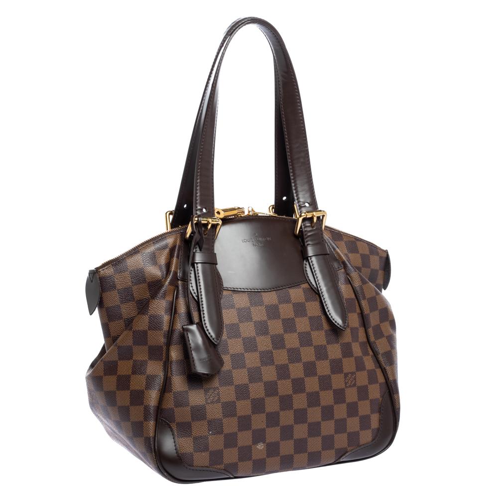 Louis Vuitton Damier Ebene Canvas Verona MM Bag In Good Condition In Dubai, Al Qouz 2