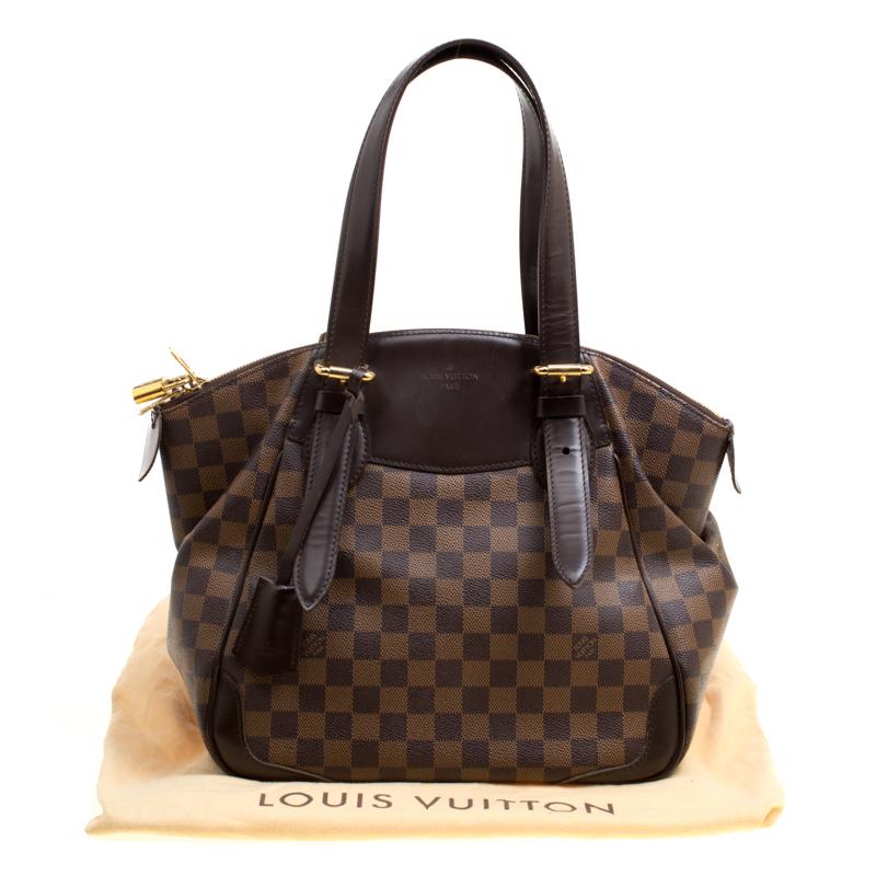 Louis Vuitton Damier Ebene Canvas Verona MM Bag 3