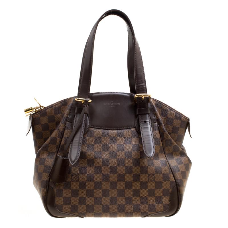 Louis Vuitton Damier Ebene Canvas Verona MM Bag