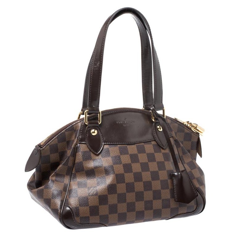 Louis Vuitton Damier Ebene Canvas Verona PM Bag For Sale at 1stdibs