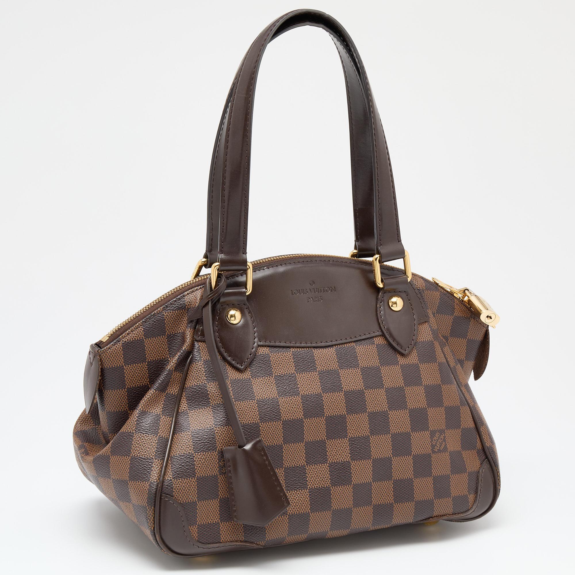 Louis Vuitton Damier Ebene Canvas Verona PM Bag In Good Condition In Dubai, Al Qouz 2