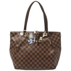 Louis Vuitton Damier Ebene Canvas Westminster GM Bag with Charm