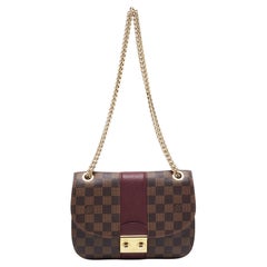 Louis Vuitton Damier Ebene Segeltuch Wight Umhängetasche