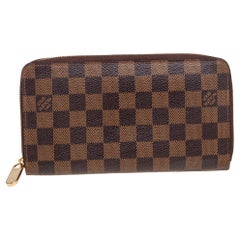 Louis Vuitton Zippy Wallet Brown Damier Ebene