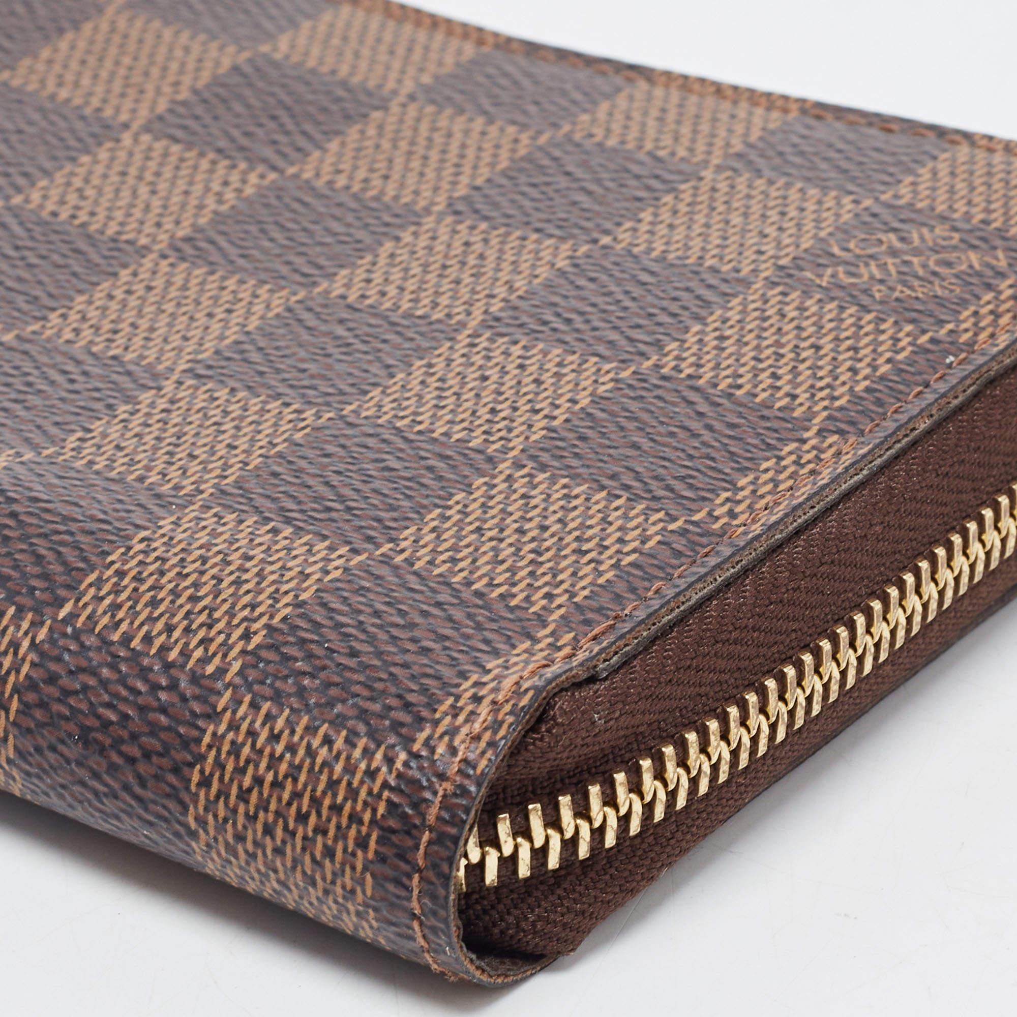 A beautiful wallet for stylish women, this Louis Vuitton wallet is perfect to be carried solo or inside your tote while you step out to run errands. It is a durable accessory.


