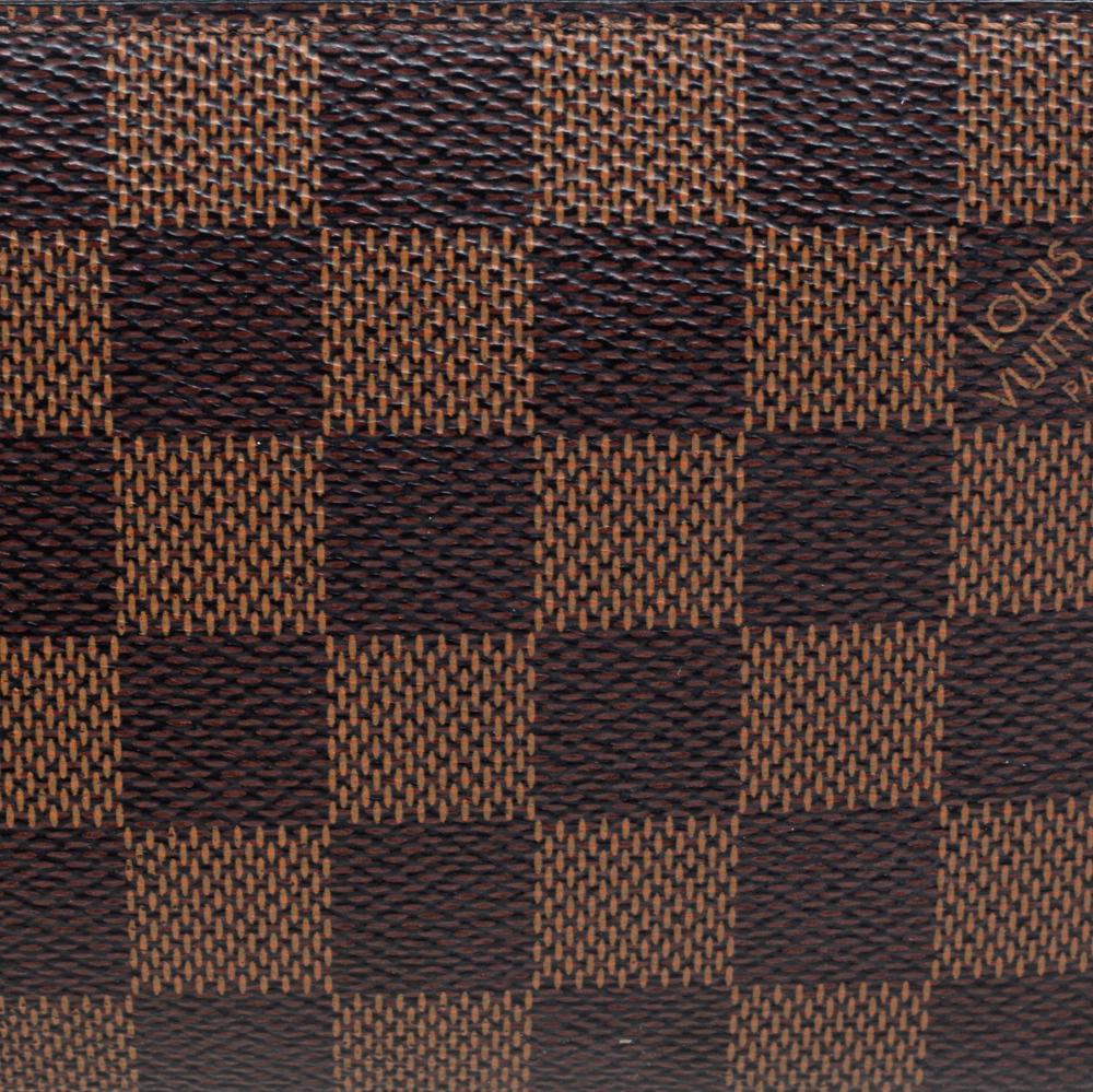 Louis Vuitton Damier Ebene Canvas Zippy Wallet 1