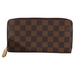 Louis Vuitton Damier Ebene Canvas Zippy Wallet