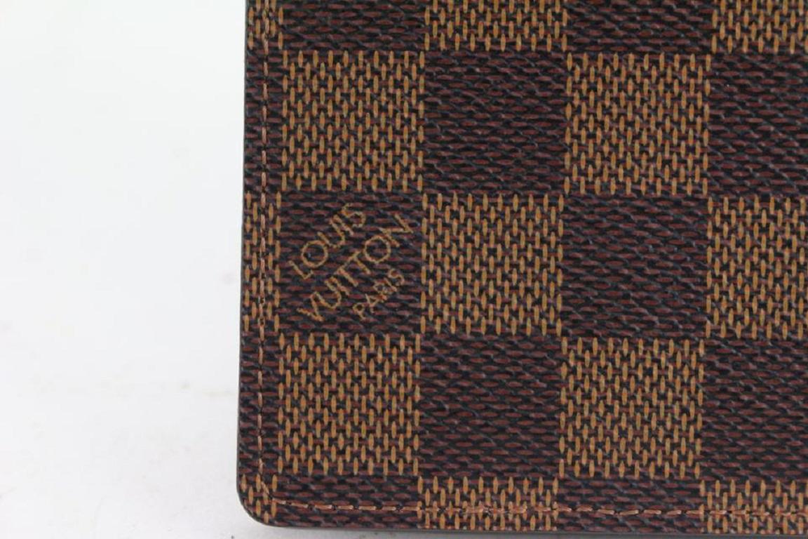 Louis Vuitton Damier Ebene Card Holder Long Bifold Wallet 928lv74 4