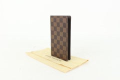 Louis Vuitton Damier Ebene Card Holder Long Bifold Wallet 928lv74