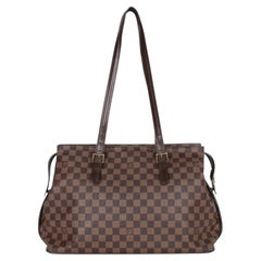 Louis Vuitton Damier Ebene Chelsea Tote Leather Bag, Circa 2010
