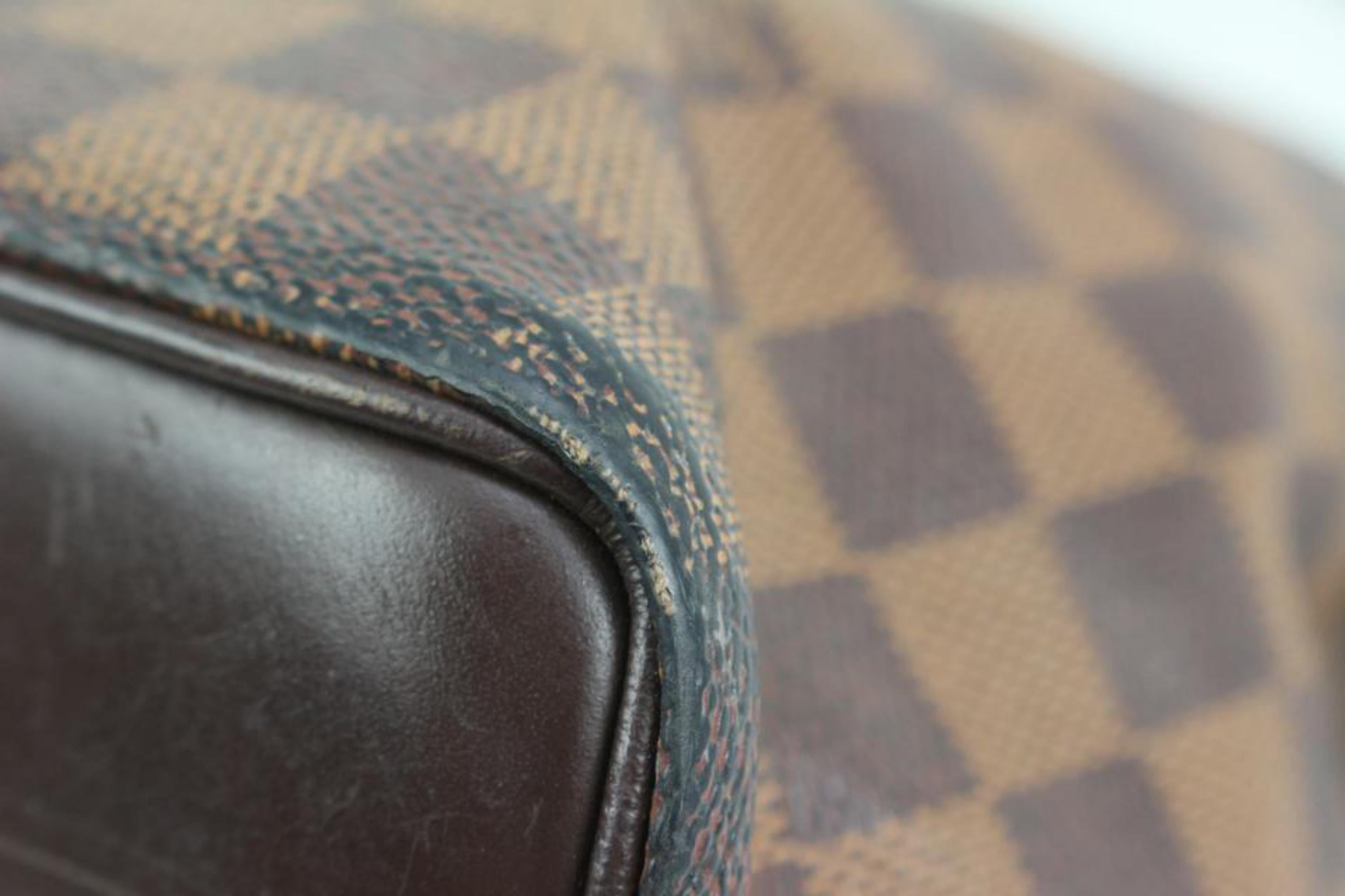 Louis Vuitton Damier Ebene Chelsea Zip Shoulder Bag Tote 84lk411s For Sale 4