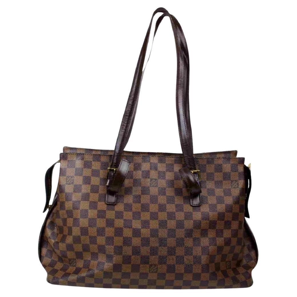 Louis Vuitton Damier Ebene Chelsea Zip Tote 860978 For Sale at 1stDibs