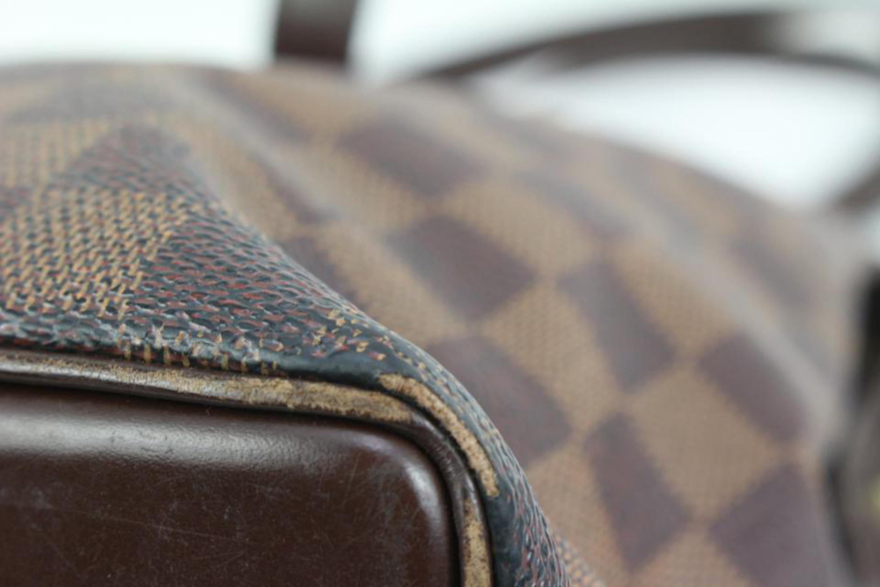 Louis Vuitton Damier Ebene Chelsea Zip Tote Shoulder bag 87lk328s For Sale 4