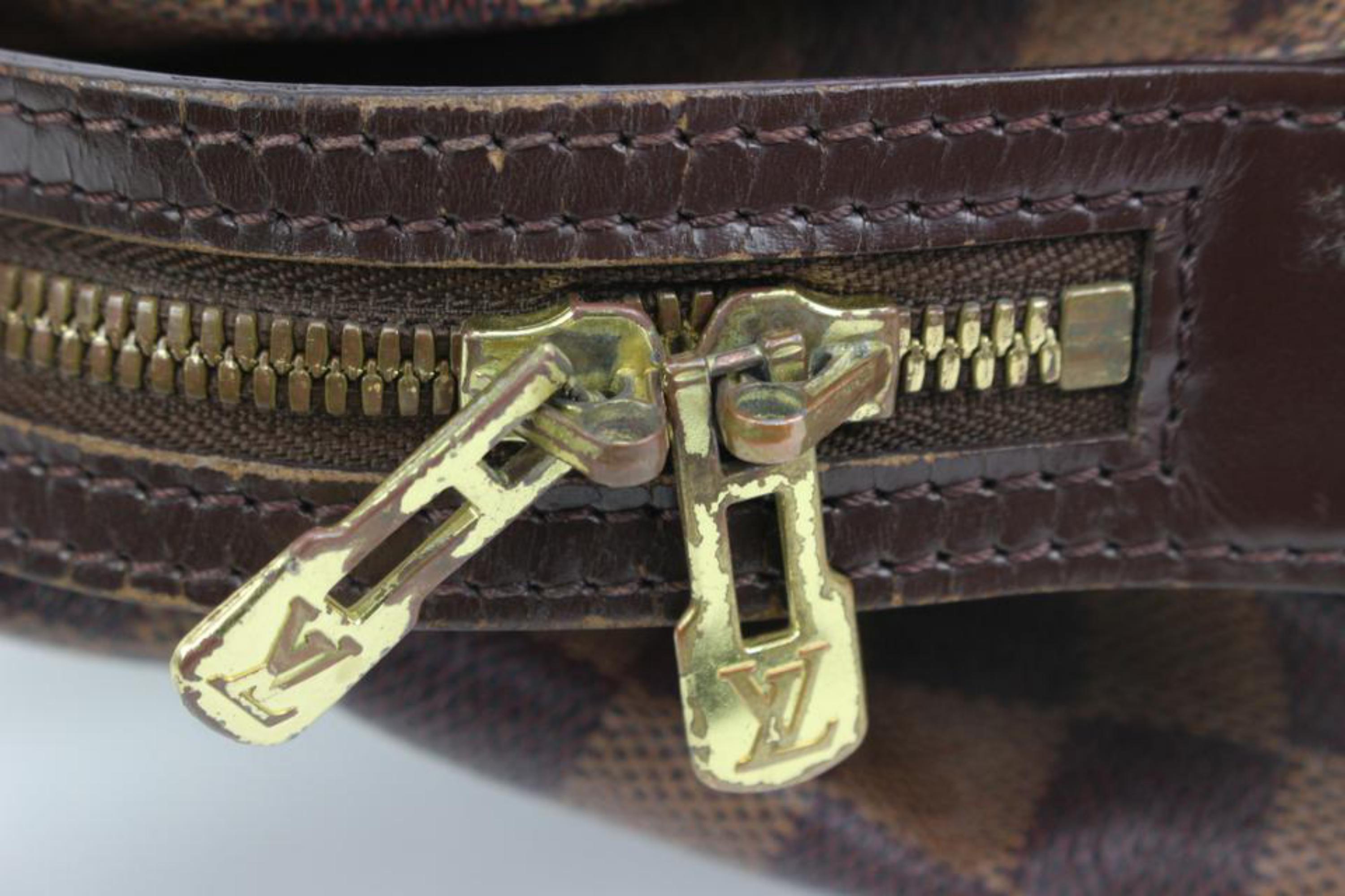 Louis Vuitton Damier Ebene Chelsea Zip Tote Shoulder bag 87lk328s For Sale 5