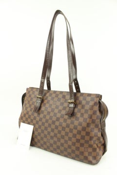 Louis Vuitton Damier Ebene Chelsea Zip Tote Shoulder bag 87lk328s