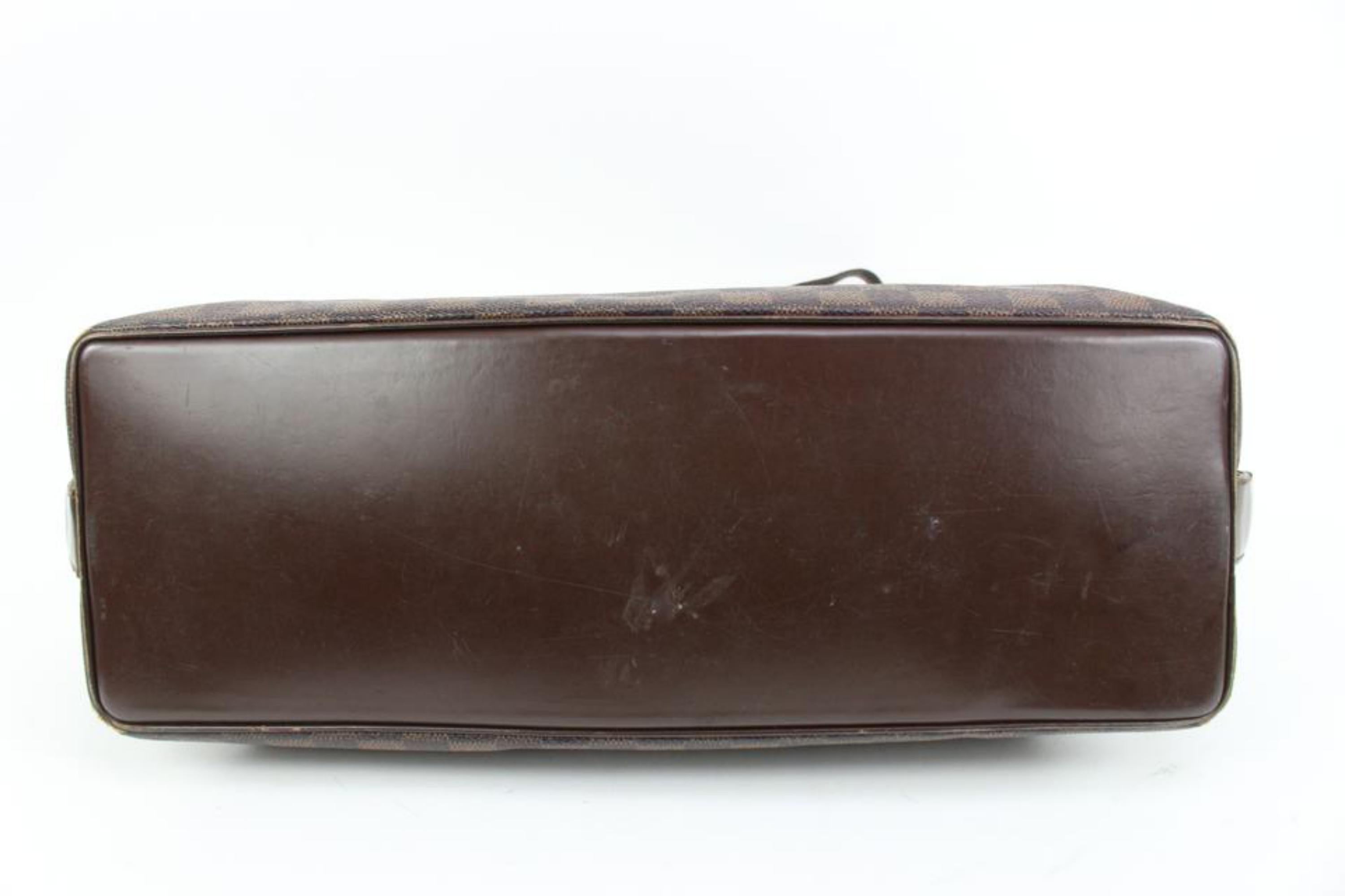 Louis Vuitton Damier Ebene Chelsea Zip Tote Shoulder bag 87lk328s For Sale 2