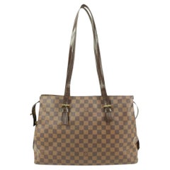 Louis Vuitton Damier Ebene Chelsea Zip Tote Borsa a tracolla 87lk328s