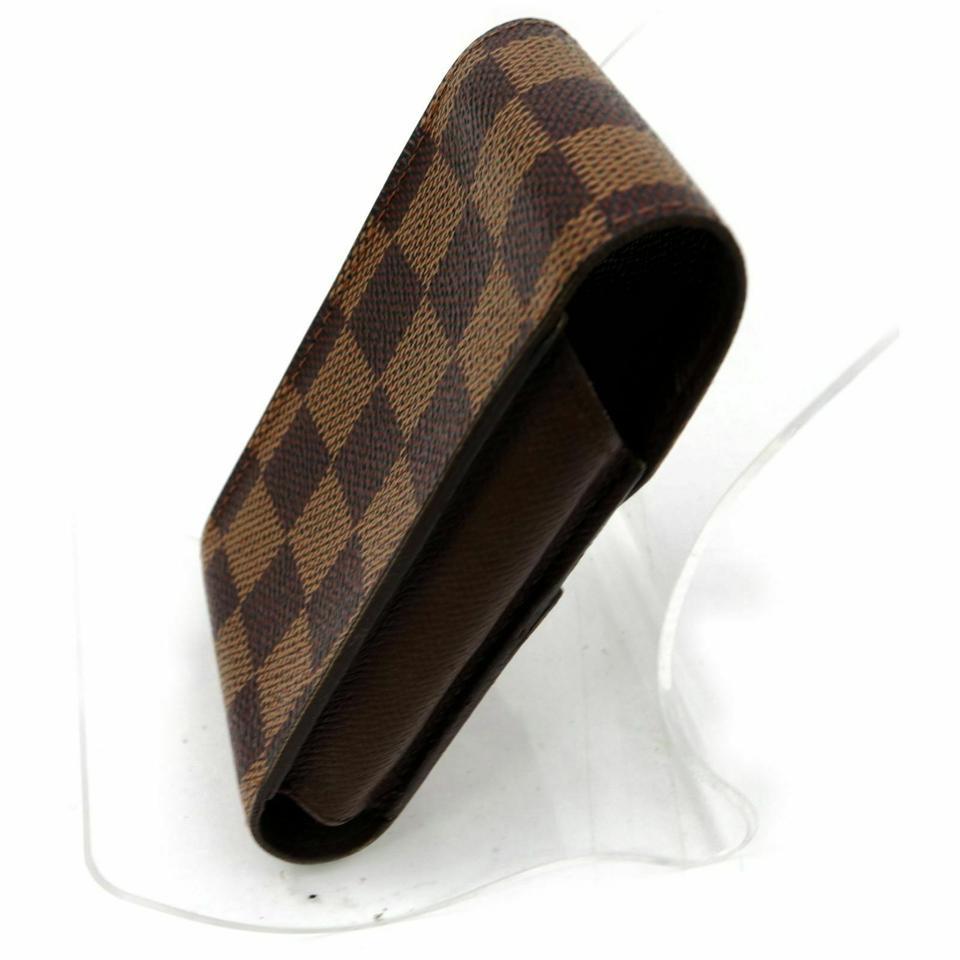 Black Louis Vuitton Damier Ebene Cigarette Case Mobile Etui 861228