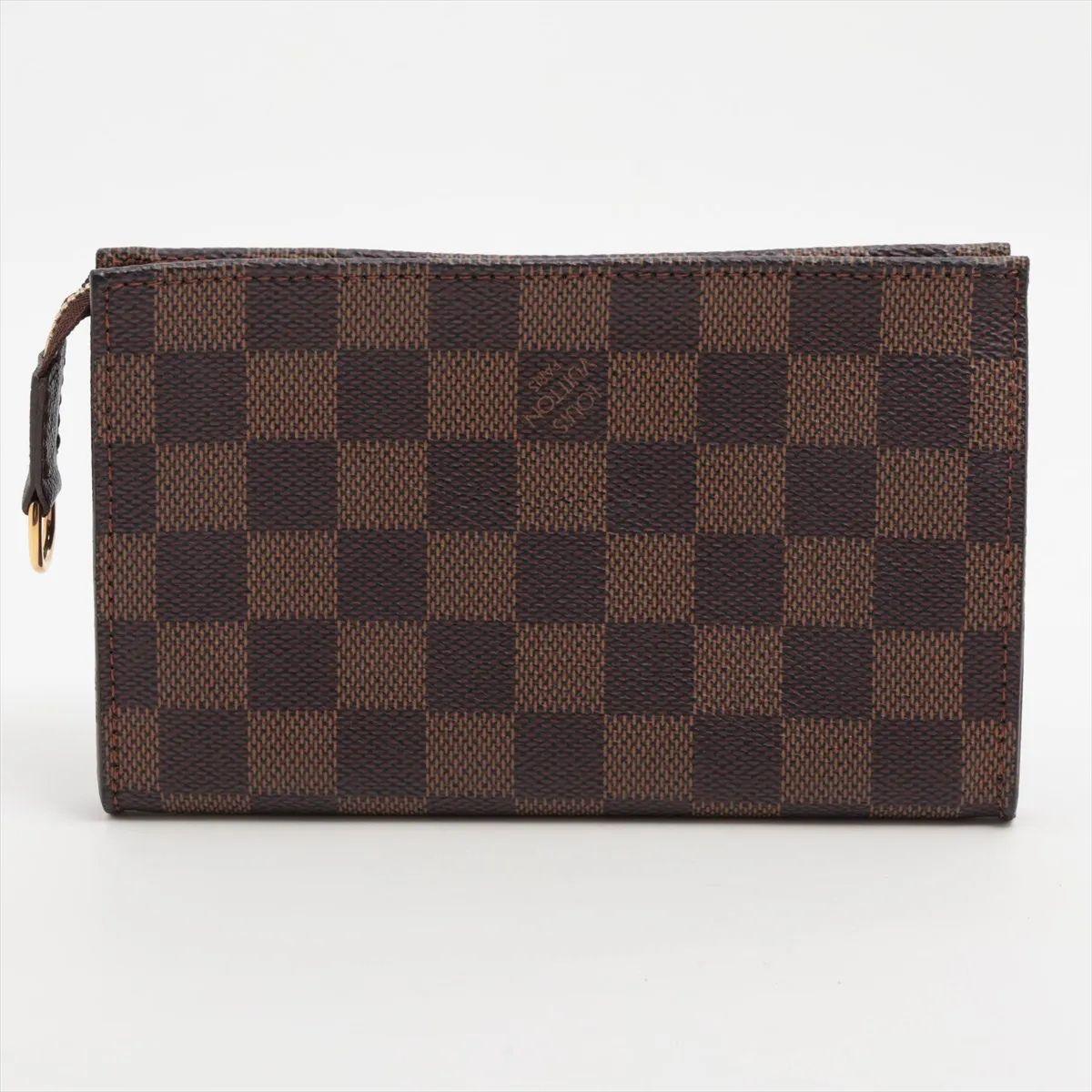 Nero Pochette Louis Vuitton Damier Ebene in vendita