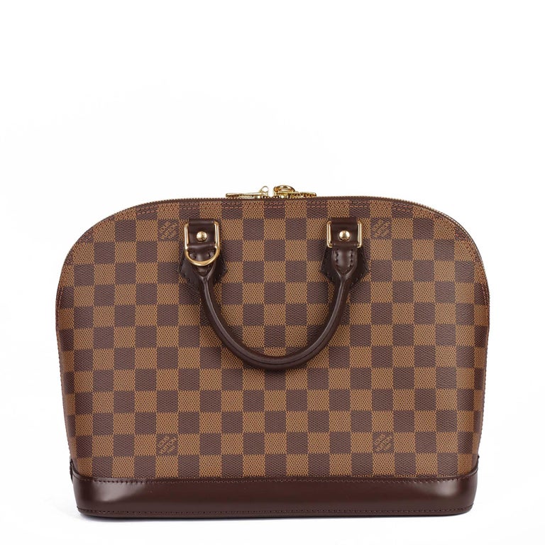 2019 Louis Vuitton Brown Monogram Coated Canvas and Vachetta Leather  Valisette PM