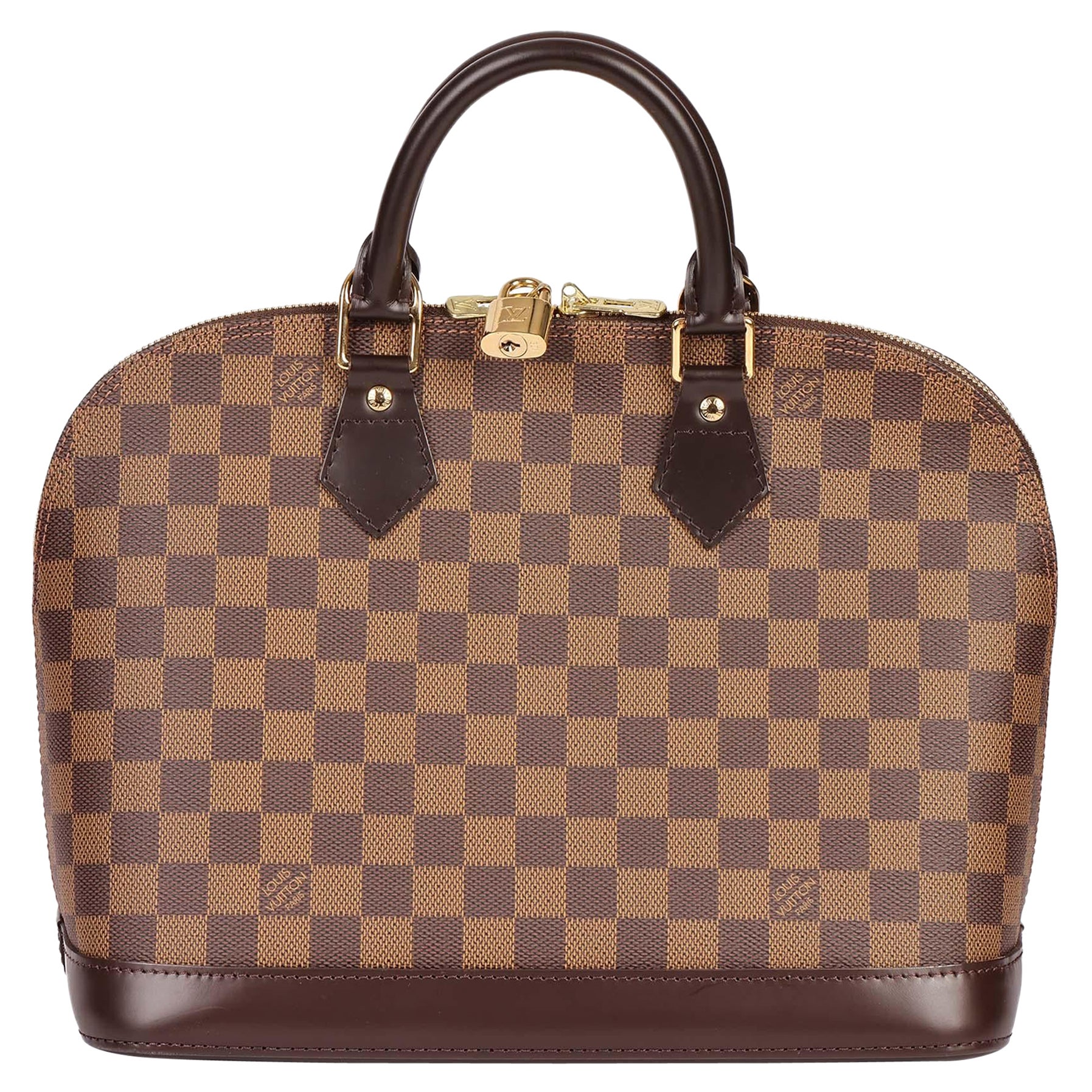 2019 Louis Vuitton Brown Monogram Coated Canvas and Vachetta Leather  Valisette PM For Sale at 1stDibs